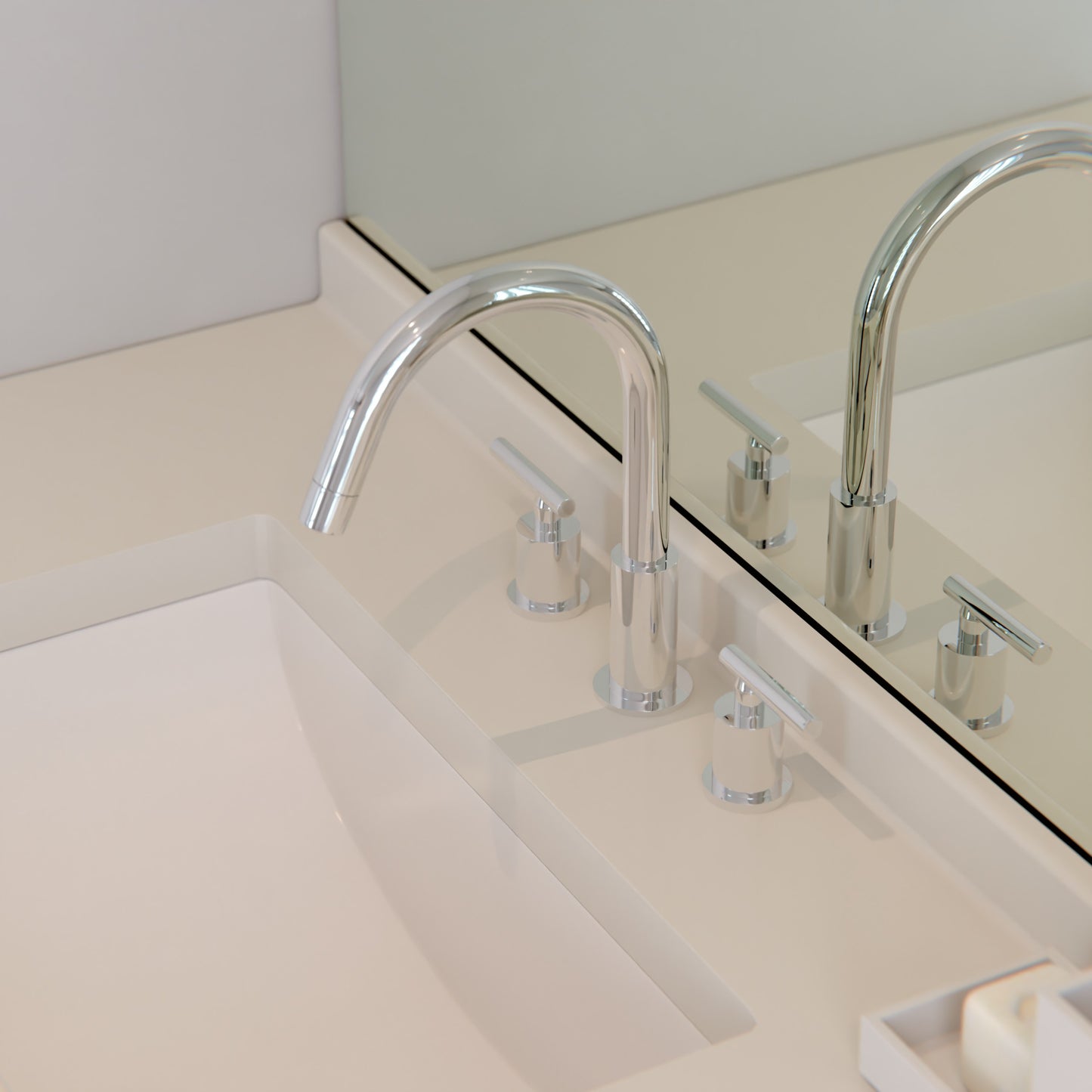 Waltz 8" Widespread 2-Handle Lavatory Faucet NBF-112 Series