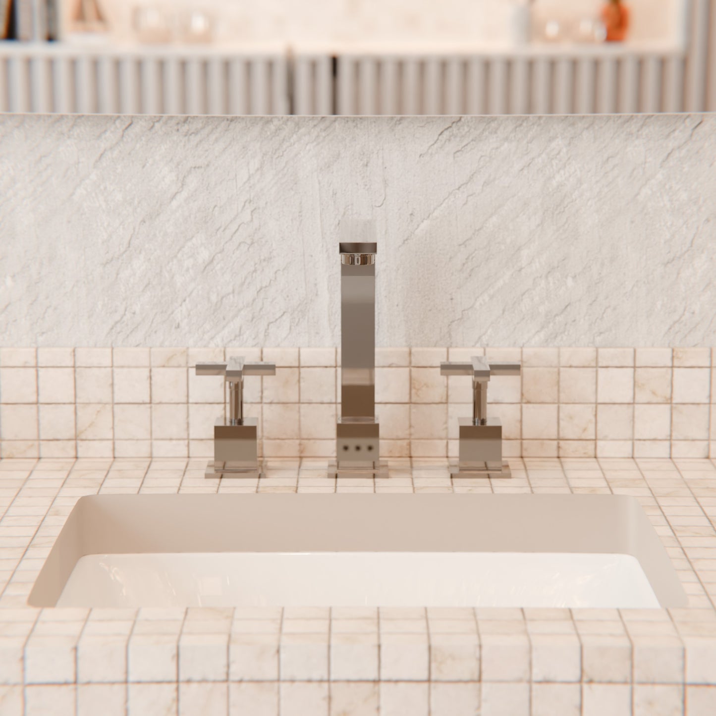 Muld 8-inch Widespread 2-Handle Lavatory Faucet, NBF-836 Series