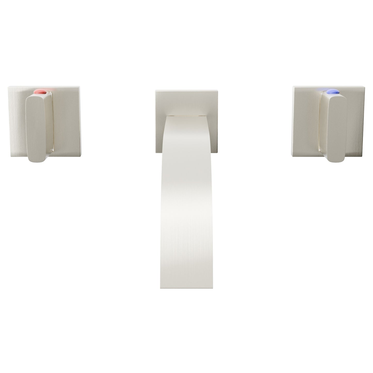 Dekker Two Handle Wall Mount Bathroom Faucet Series, NBF-W02