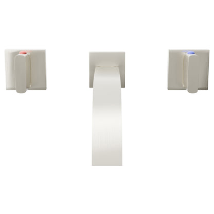 Dekker Two Handle Wall Mount Bathroom Faucet Series, NBF-W02