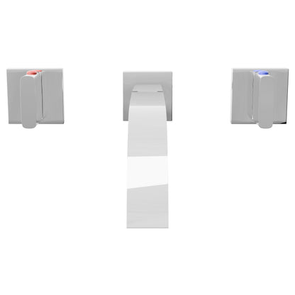 Dekker Two Handle Wall Mount Bathroom Faucet Series, NBF-W02