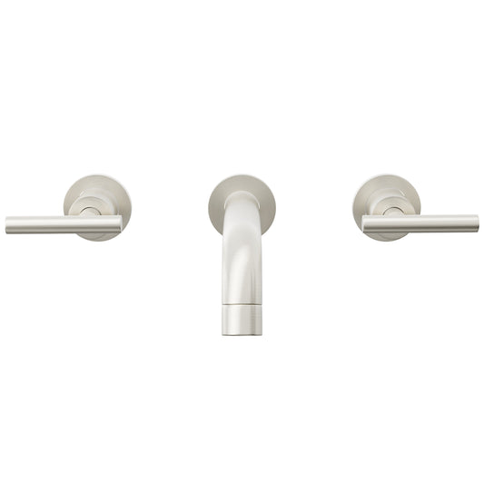 Kennedy Two Handle Wall Mount Bathroom Faucet Series, NBF-W04