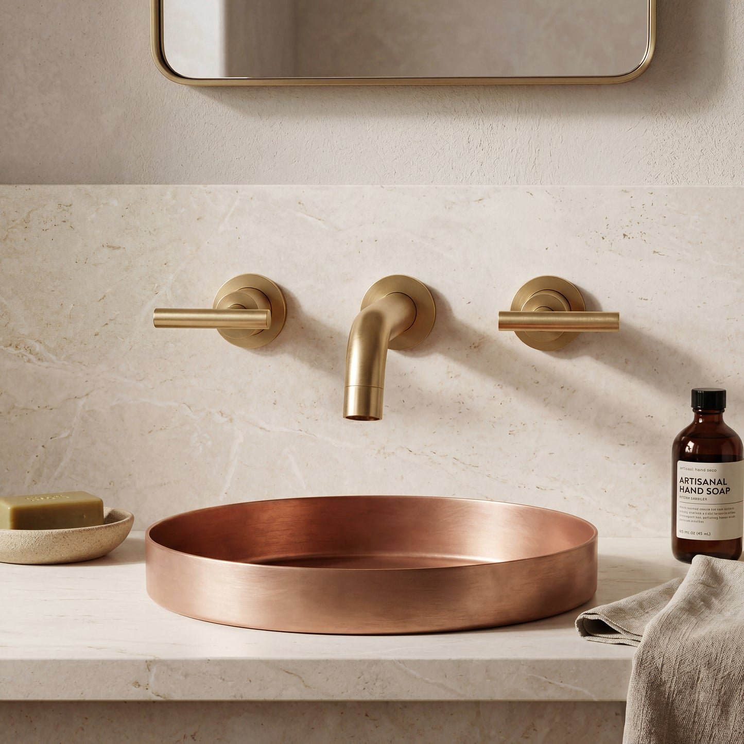Kennedy Two Handle Wall Mount Bathroom Faucet Series, NBF-W04