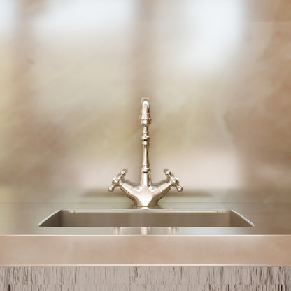 The Kay Duhbul Double Handle Traditional Swivel Bar Faucet Series, NBPF-146