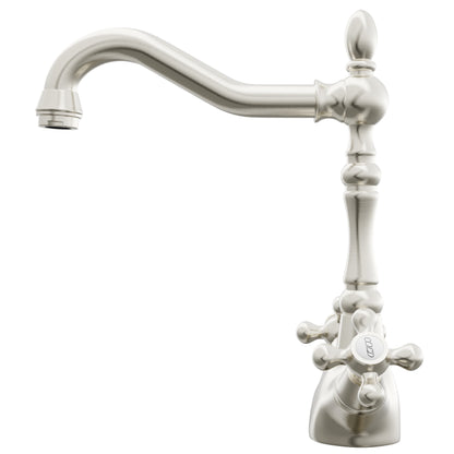 The Kay Duhbul Double Handle Traditional Swivel Bar Faucet Series, NBPF-146