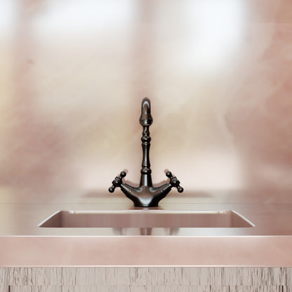 The Kay Duhbul Double Handle Traditional Swivel Bar Faucet Series, NBPF-146