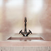 The Kay Duhbul Double Handle Traditional Swivel Bar Faucet Series, NBPF-146