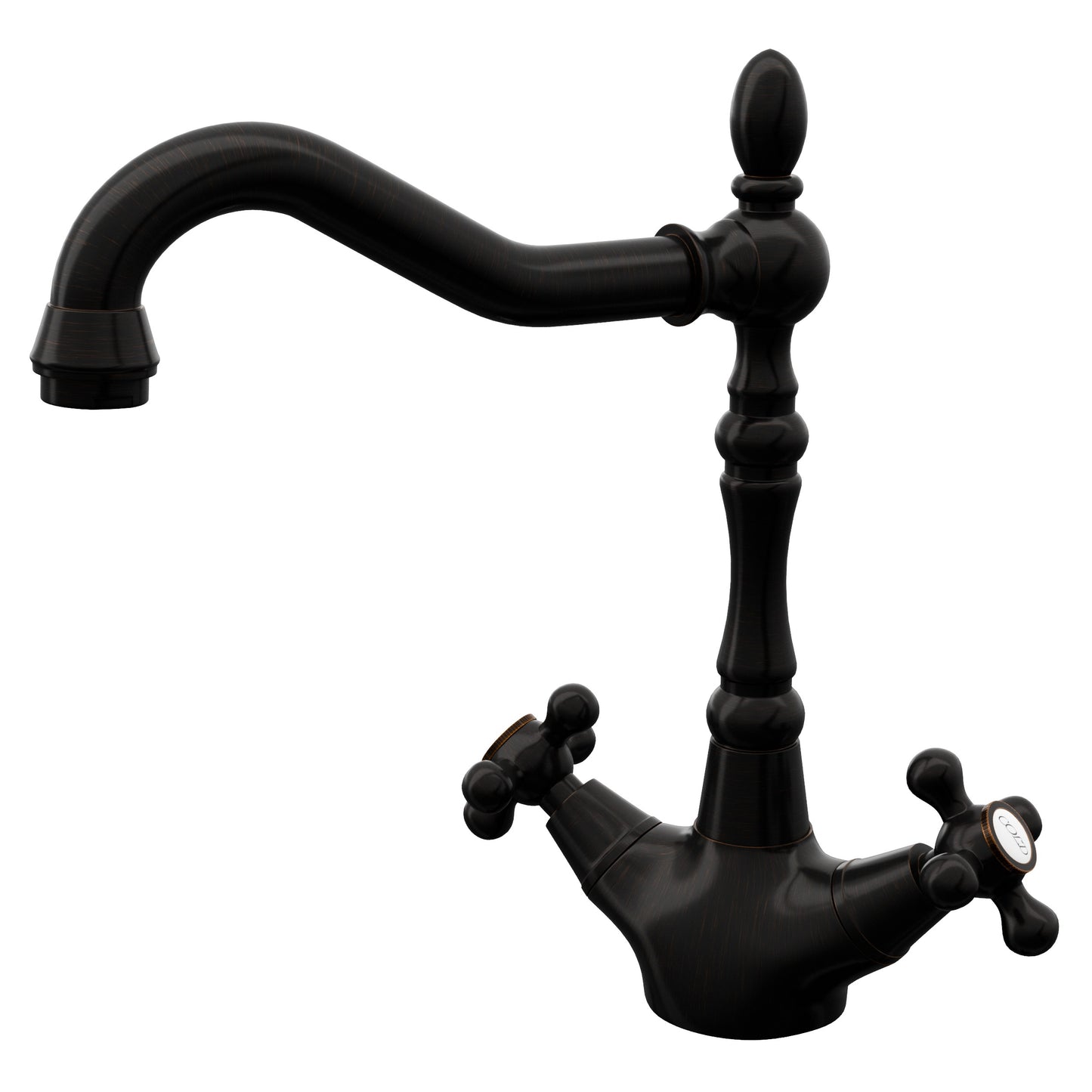 The Kay Duhbul Double Handle Traditional Swivel Bar Faucet Series, NBPF-146
