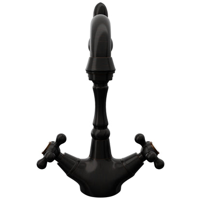 The Kay Duhbul Double Handle Traditional Swivel Bar Faucet Series, NBPF-146