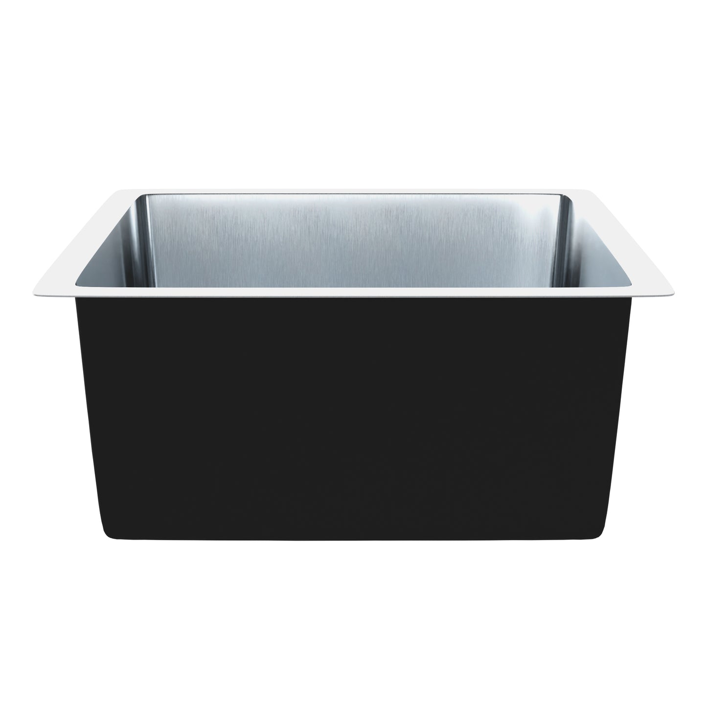 Stainless Steel Square Bar and Prep Sink, 18 x 18-inches, NBSS-R1018188