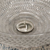 Cristallo Diamond Clear Crystal Glass Vessel Round Bathroom Sink NCG-2408