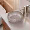 Diamante Diamond Crystal Clear Glass Extra Thick Vessel Bath Sink NCG-2410