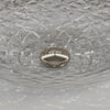 Ostrica Diamond Crystal Clear Glass Vessel Oval Bathroom Sink NCG-2412