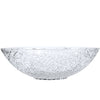 Ostrica Diamond Crystal Clear Glass Vessel Bath Sink NCG-2412