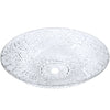 Ostrica Diamond Crystal Clear Glass Vessel Bath Sink NCG-2412