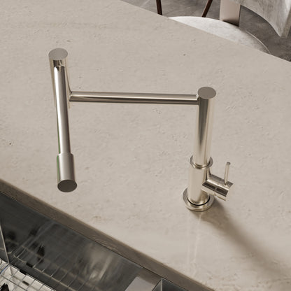 Commercial Kitchen Faucet in Stainless Steel, NKF-H06SS