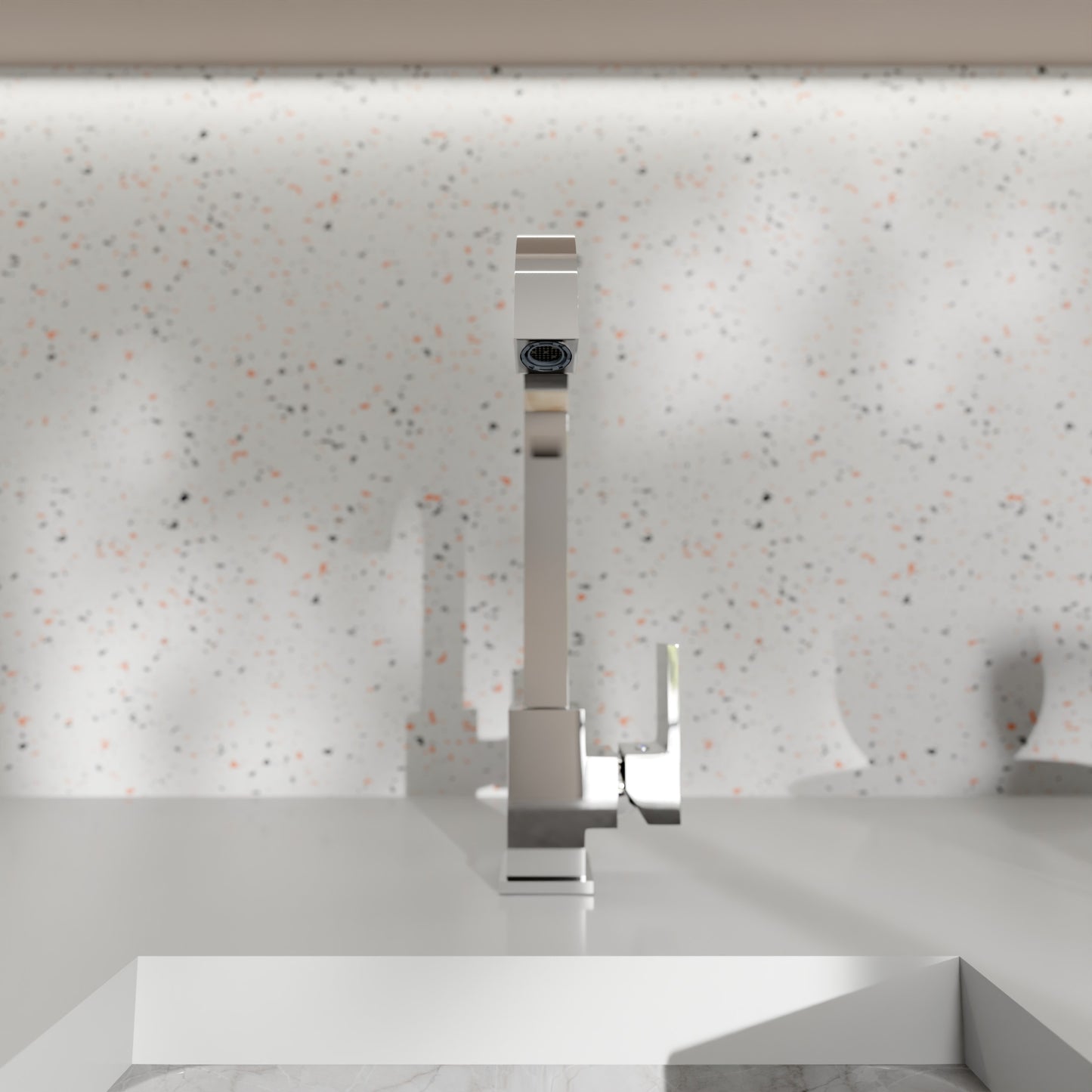 Reid Single Handle Bar Faucet with Square Spout Series, NKF-H08