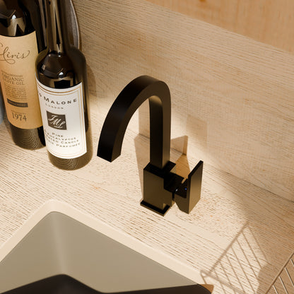 Reid Single Handle Bar Faucet with Square Spout Series, NKF-H08