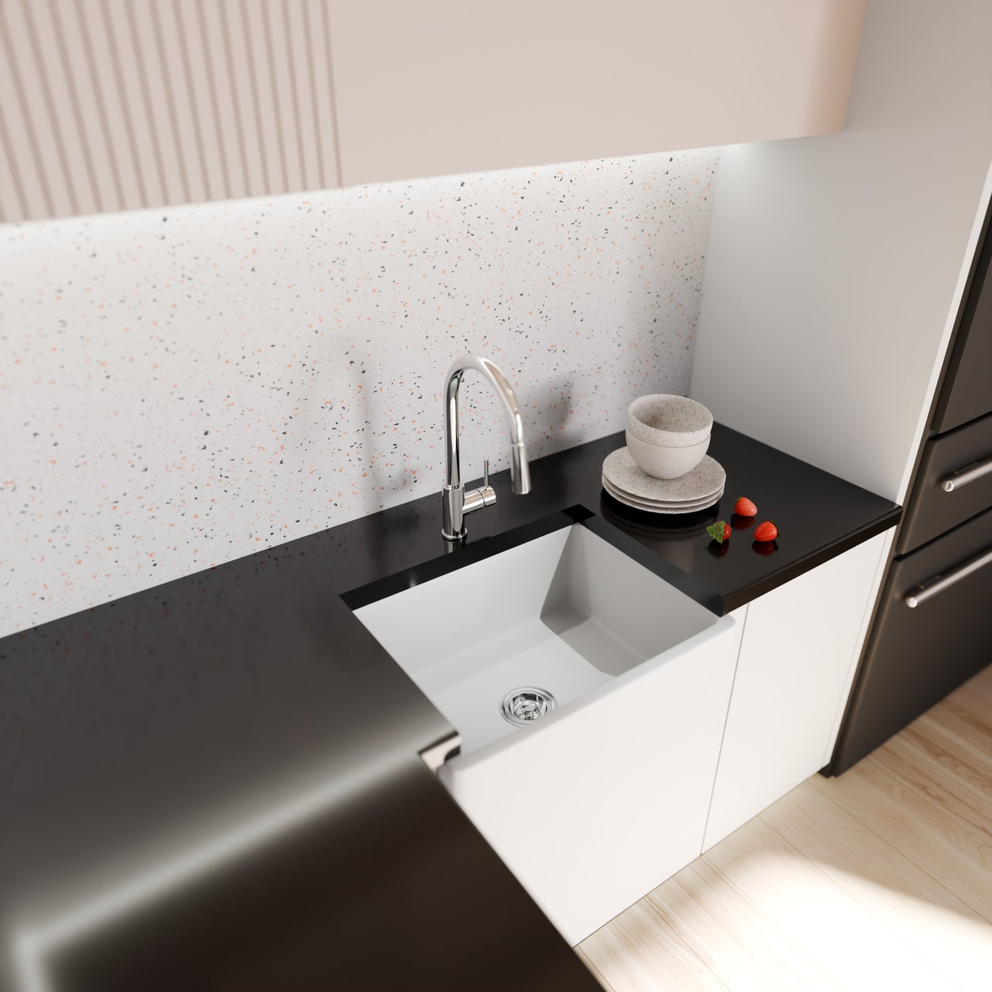 Dual Action Single Lever Pull-down Kitchen Faucet, NKF-H13 Series