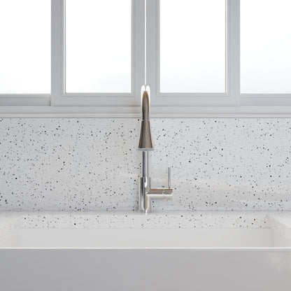 Dual Action Single-Handle Pull-Down Sprayer Kitchen Faucet w/ Deck Plate, NKF-H14