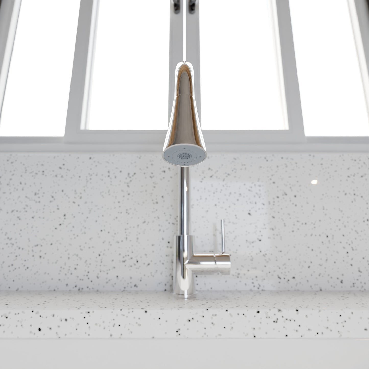 Dual Action Single-Handle Pull-Down Sprayer Kitchen Faucet w/ Deck Plate, NKF-H14