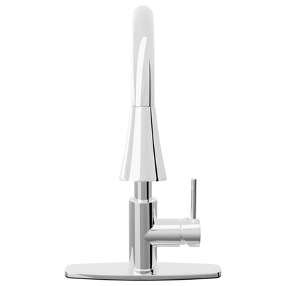 Dual Action Single-Handle Pull-Down Sprayer Kitchen Faucet w/ Deck Plate, NKF-H14