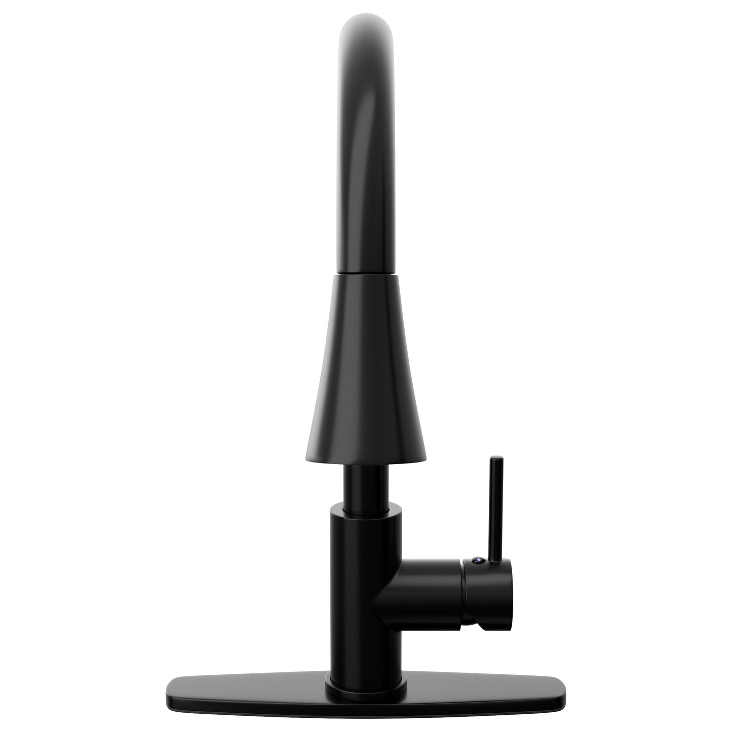 Dual Action Single-Handle Pull-Down Sprayer Kitchen Faucet w/ Deck Plate, NKF-H14