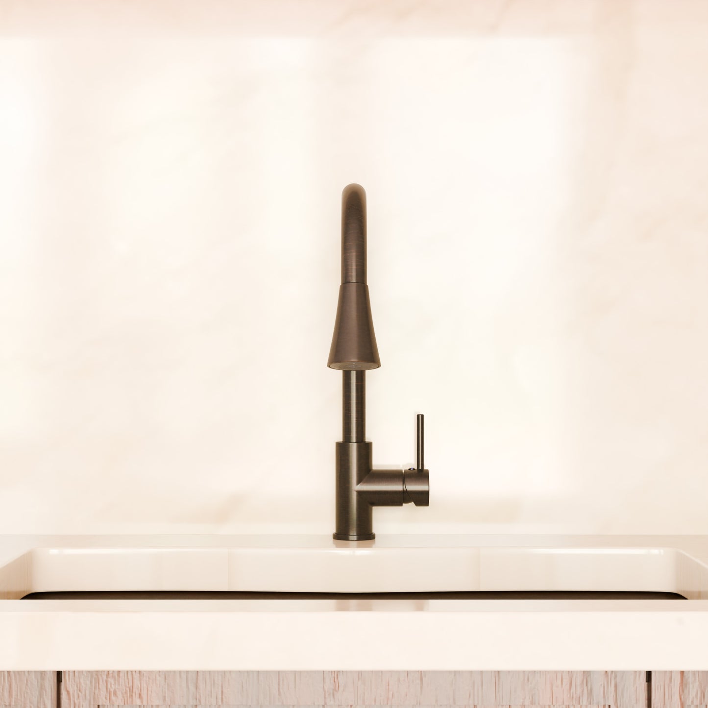 Dual Action Single-Handle Pull-Down Sprayer Kitchen Faucet w/ Deck Plate, NKF-H14