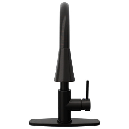 Dual Action Single-Handle Pull-Down Sprayer Kitchen Faucet w/ Deck Plate, NKF-H14