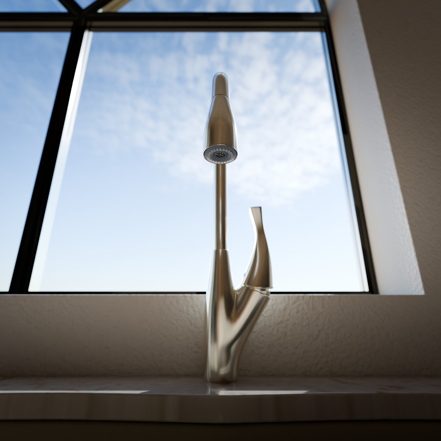 Dual Action Single Lever Pull-Down Kitchen Faucet, NKF-H21 Series