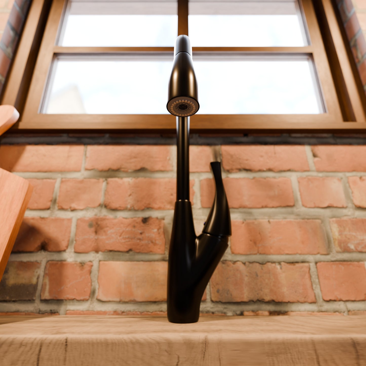 Dual Action Single Lever Pull-Down Kitchen Faucet, NKF-H21 Series