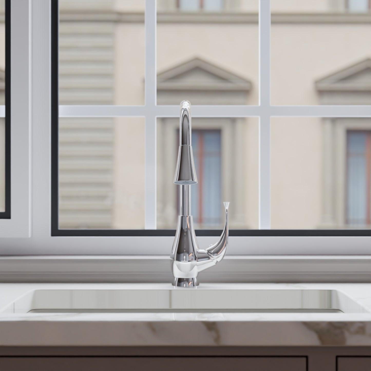 Single Lever Pull-down Kitchen Faucet, NKF-H24