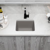 BAJA 18" x 16" Granite Composite Bar Sink in Ash - NKGC-SBBAR-AS