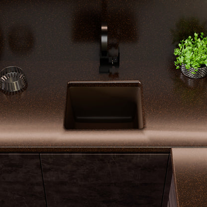 BAJA 18" x 16" Granite Composite Bar Sink in Expresso - NKGC-SBBAR-EX