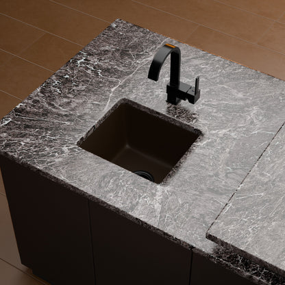 BAJA 18" x 16" Granite Composite Bar Sink in Expresso - NKGC-SBBAR-EX