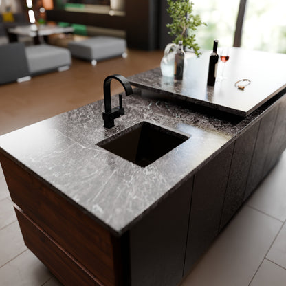 BAJA 18" x 16" Granite Composite Bar Sink in Expresso - NKGC-SBBAR-EX