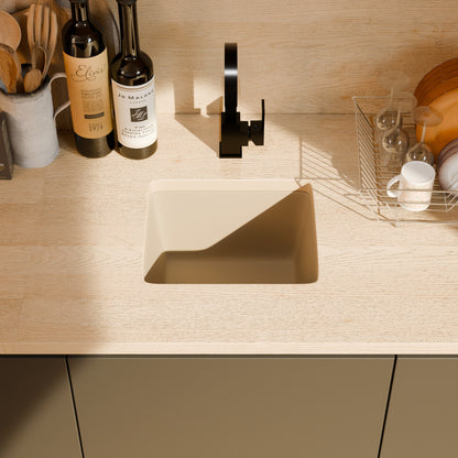 BAJA 18" x 16" Granite Composite Bar Sink in Sand - NKGC-SBBAR-SA