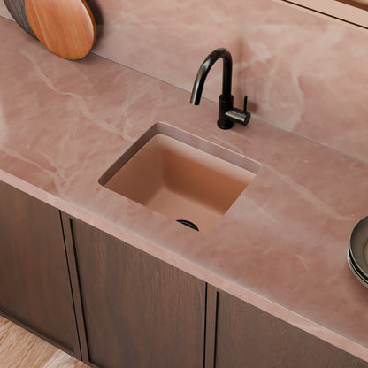 BAJA 18" x 16" Granite Composite Bar Sink in Wheat - NKGC-SBBAR-WHE