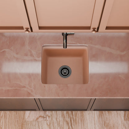 BAJA 18" x 16" Granite Composite Bar Sink in Wheat - NKGC-SBBAR-WHE