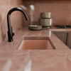 BAJA 18" x 16" Granite Composite Bar Sink in Wheat - NKGC-SBBAR-WHE