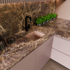 BAJA 18" x 16" Granite Composite Bar Sink in Wheat - NKGC-SBBAR-WHE