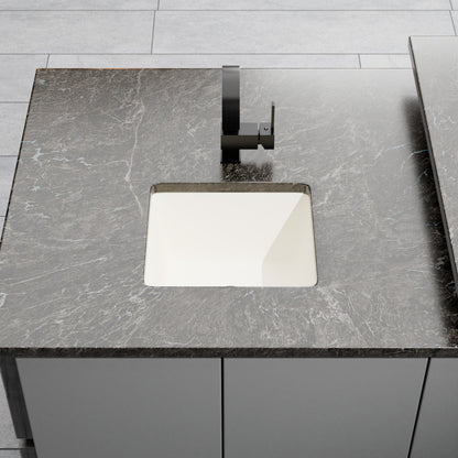 BAJA 18" x 16" Granite Composite Bar Sink in White - NKGC-SBBAR-WHI