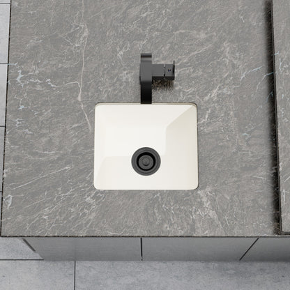 BAJA 18" x 16" Granite Composite Bar Sink in White - NKGC-SBBAR-WHI