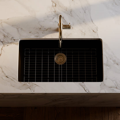 Single Bowl Undermount Granite Composite Sink in Expresso - NKGC-SBUND-EX