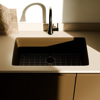 Single Bowl Undermount Granite Composite Sink in Expresso - NKGC-SBUND-EX