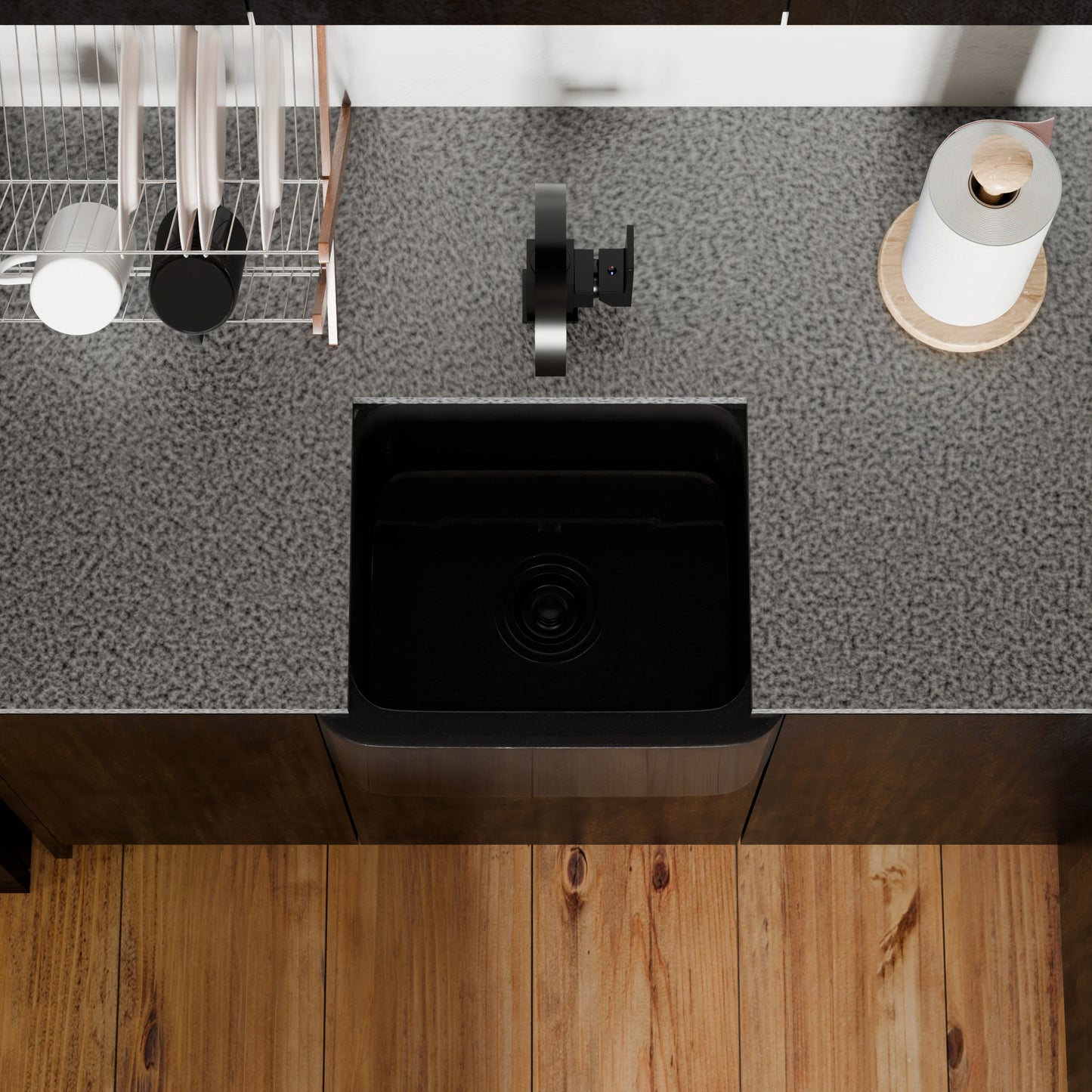 3.5" Extra Long Strainer Kitchen, Bar and Prep Basket Drain with Cover - NKSD-024