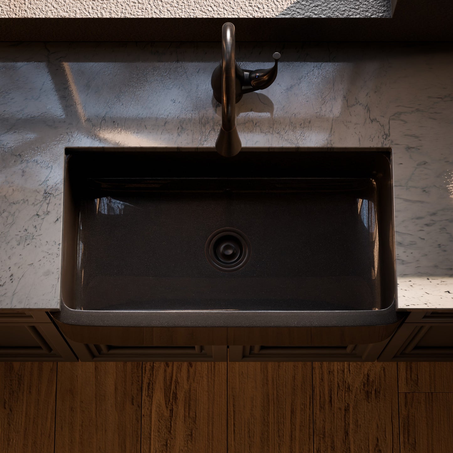 3.5" Extra Long Strainer Kitchen, Bar and Prep Basket Drain with Cover - NKSD-024