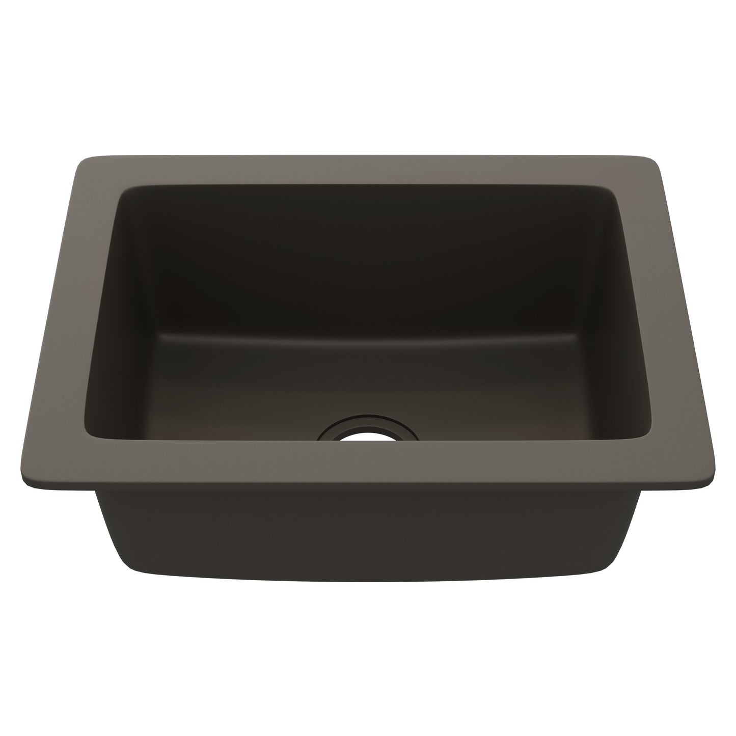 StoneCore Granite Ash 24-inch Single Bowl Kitchen or Bar Sink - NKS-SC24SB-GRASH