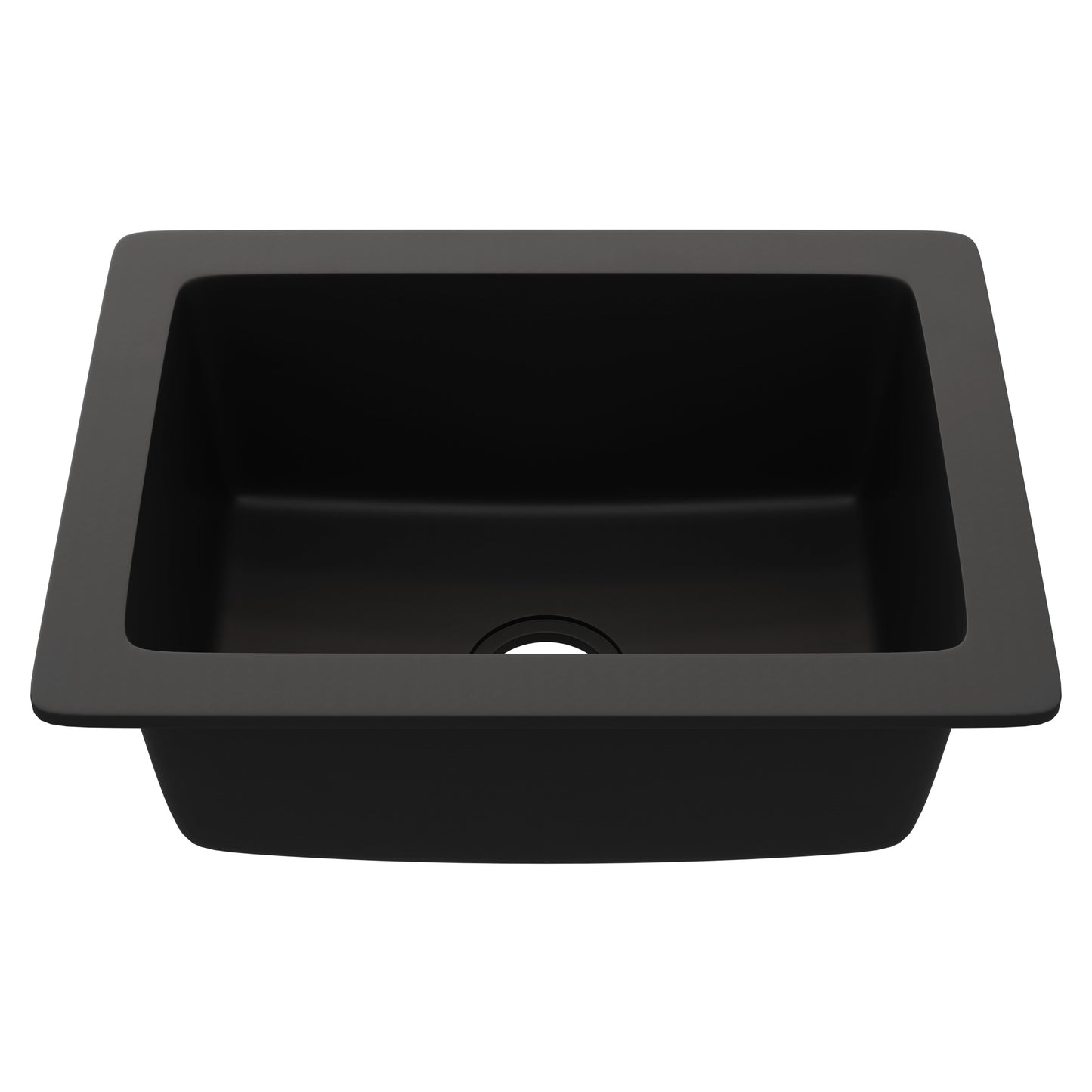 StoneCore Graphite 24-inch Single Bowl Kitchen or Bar Sink - NKS-SC24SB-GRPH