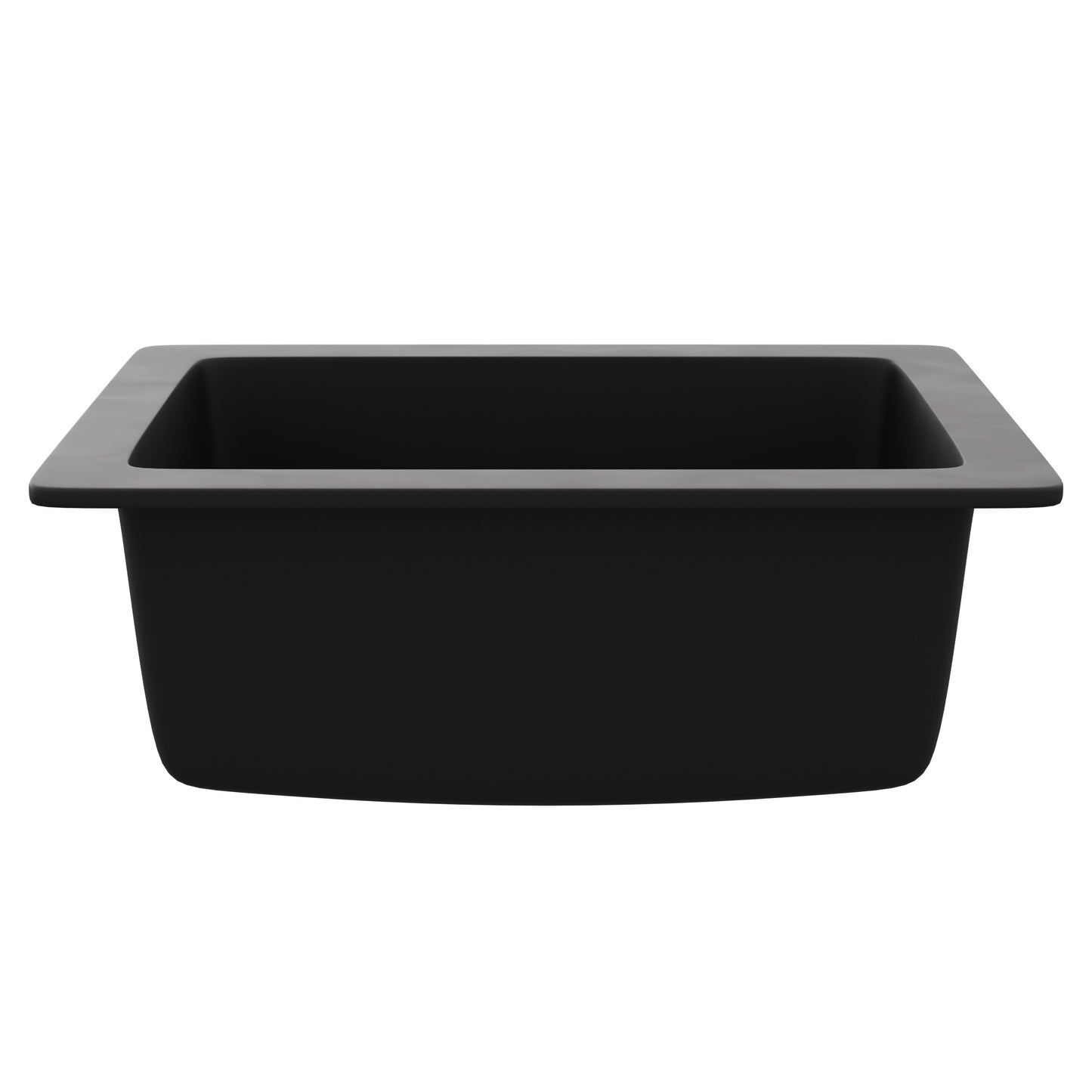 StoneCore Graphite 24-inch Single Bowl Kitchen or Bar Sink - NKS-SC24SB-GRPH